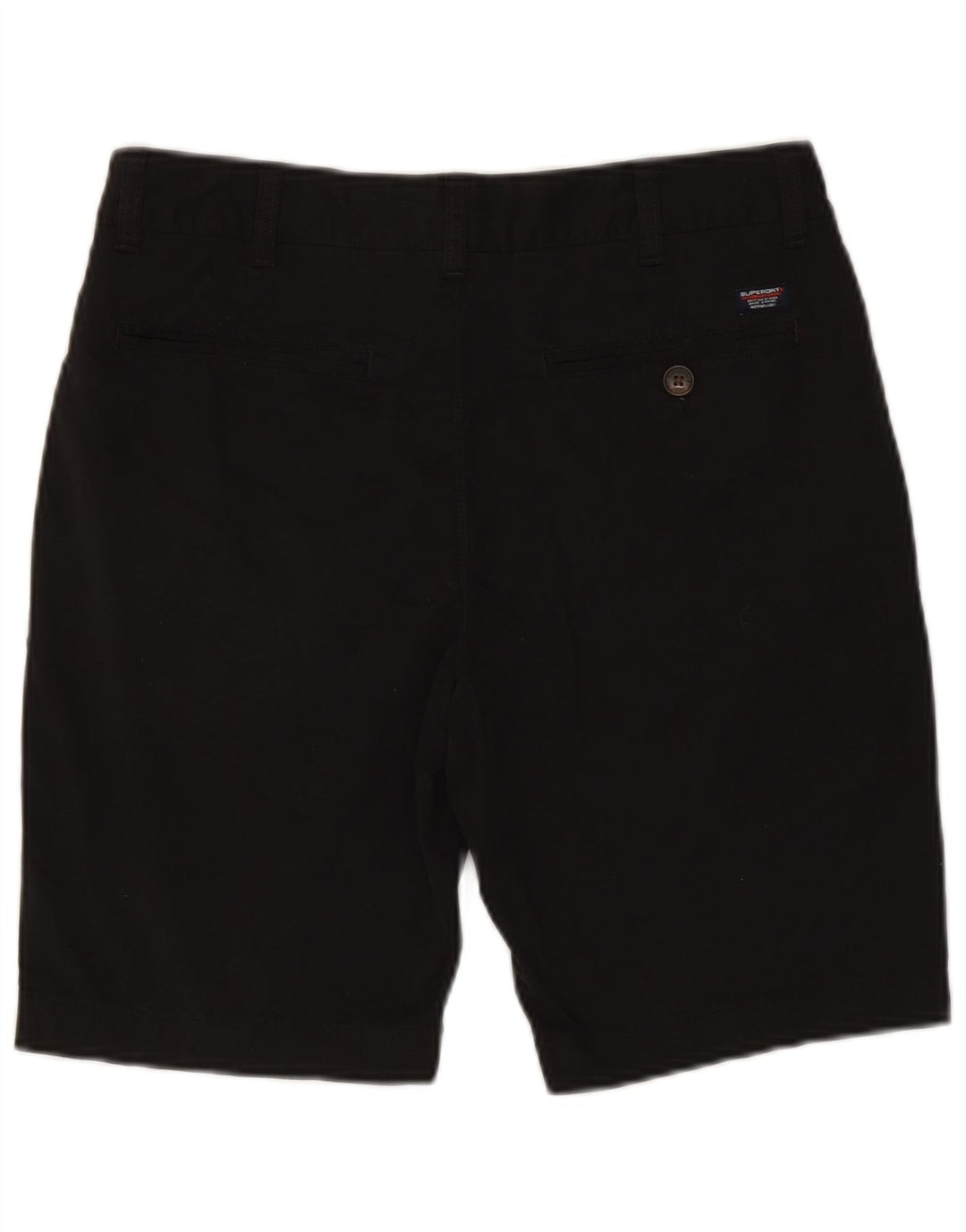 SUPERDRY Chino Shorts til mænd W32 Medium Sort Bomuld