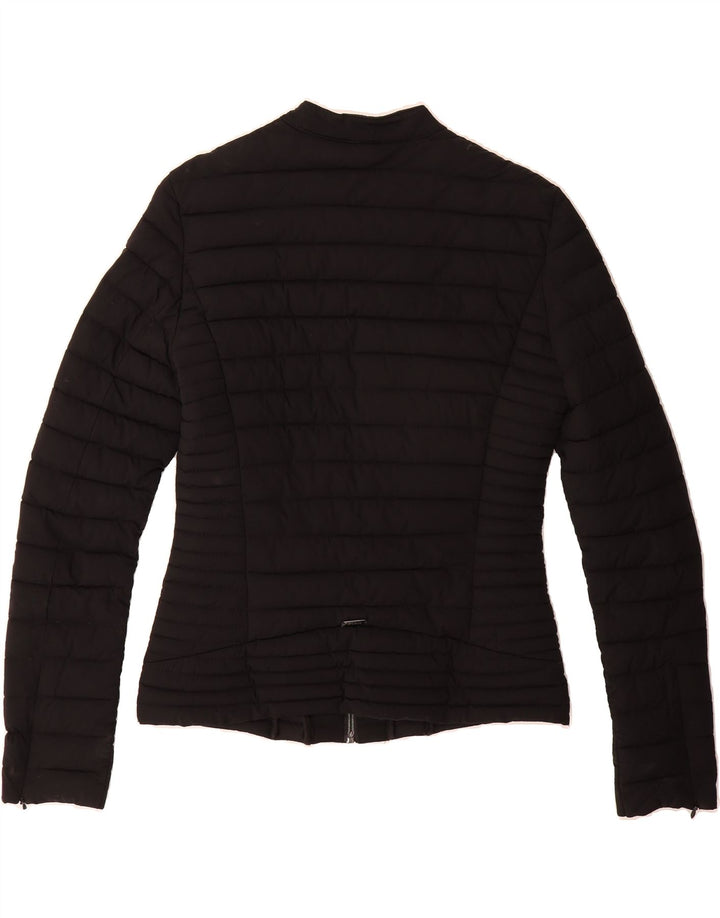 GUESS Womens Padded Jacket UK 8 Small Black Polyamide Vintage Guess and Second-Hand Guess from Messina Hembry 