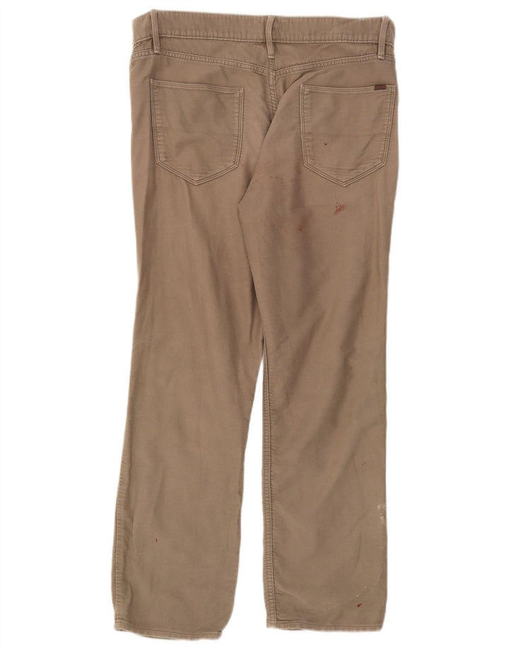 Marks & Spencer Herre Regular Fit Casual Bukser W34 L29 Beige Bomuld