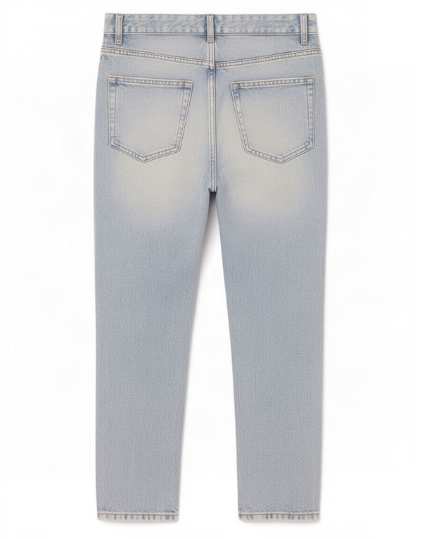 Zara Herre Slim Cropped Jeans EU 40 Medium W31 L26 Blå
