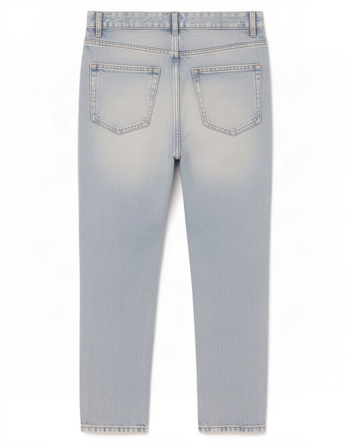 Zara Herre Slim Cropped Jeans EU 40 Medium W31 L26 Blå