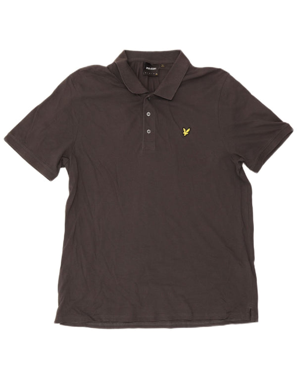 Lyle & Scott herre poloshirt 2XL grå bomuld