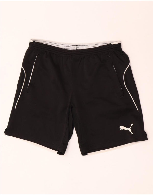 Puma Boys Sports Shorts 15-16 År Sort Polyester