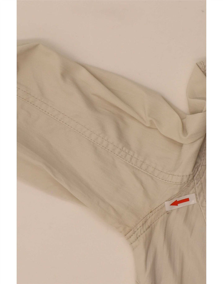 G-Star Womens Utility Jacket UK 6 XS Beige Bomuld