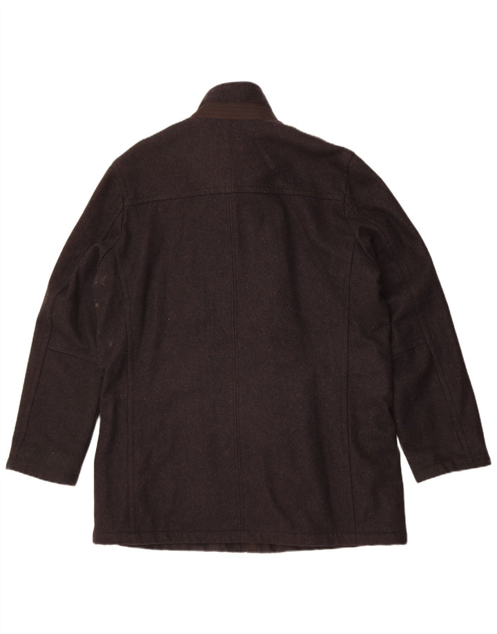 Pierre Cardin Herre Ærtefrakke EU 52 XL Grå Uld