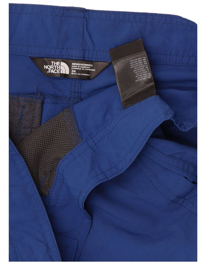 THE NORTH FACE Herre Cargo Shorts W34 Large Blue Nylon
