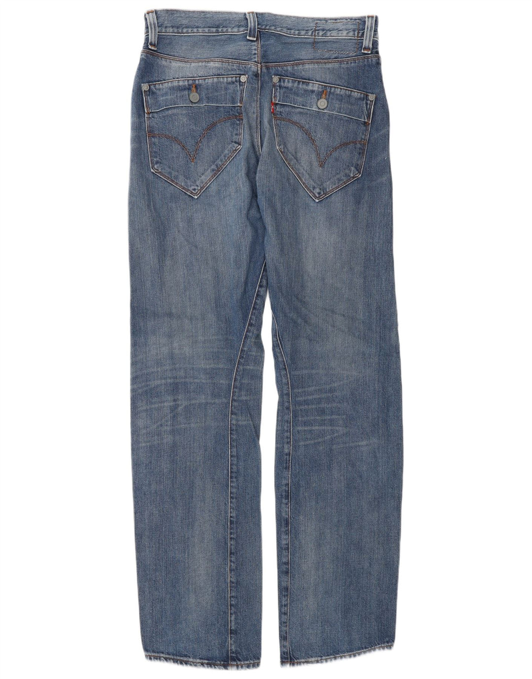 Levi's Mens Engineered Straight Jeans W30 L34 blå bomuld