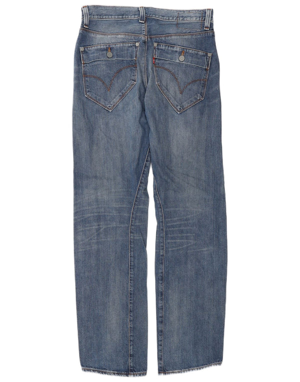 Levi's Mens Engineered Straight Jeans W30 L34 blå bomuld