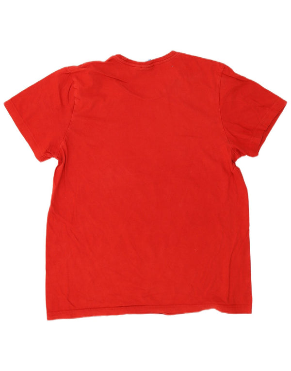 Adidas Herre Grafisk T-Shirt Top Stor Rød