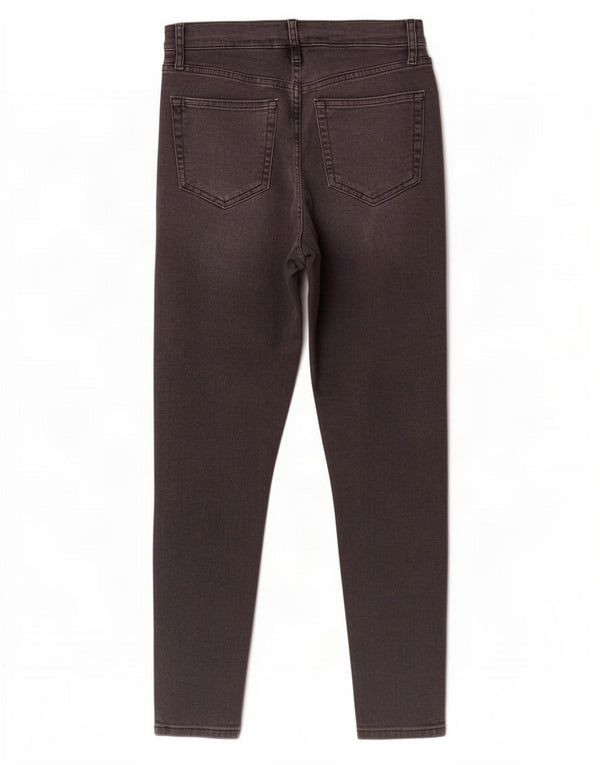 Topshop Dame Jamie Skinny Jeans W28 L27 Grå Polyester