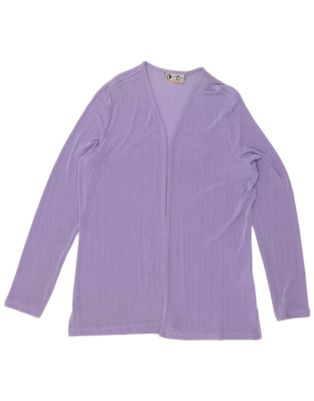 SERGIO TACCHINI Womens Cardigan Top UK 14 Medium Purple Polyester