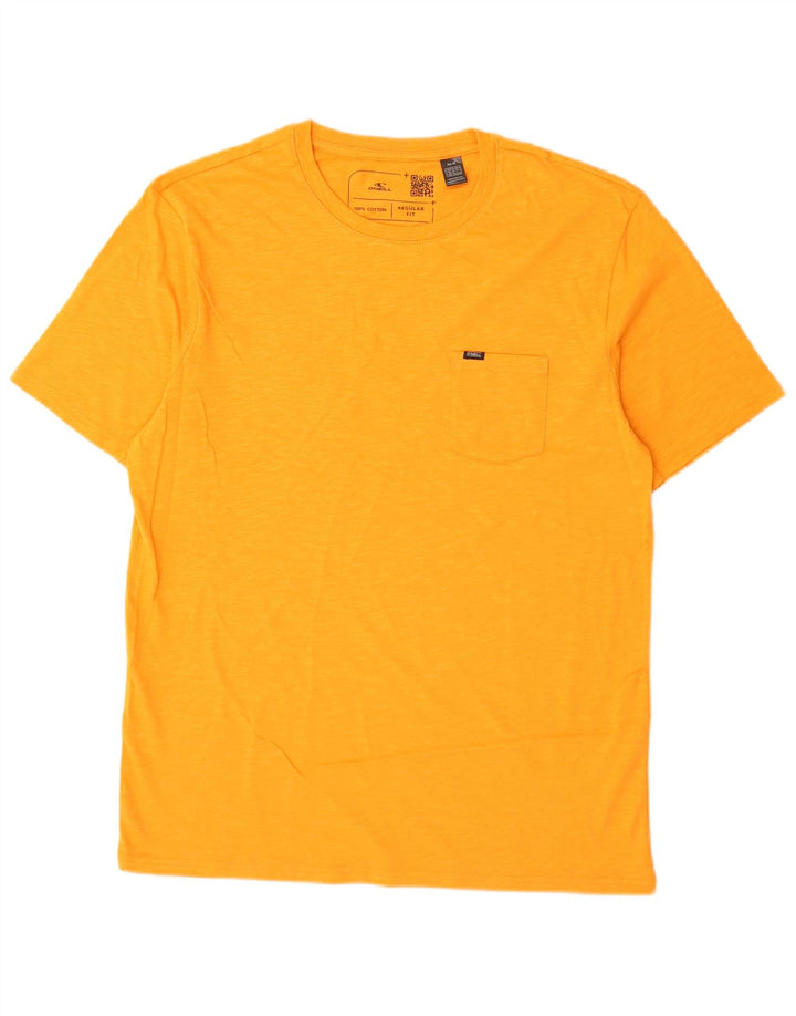 O'Neill Herre Regular Fit T-shirt Top Medium Orange Bomuld