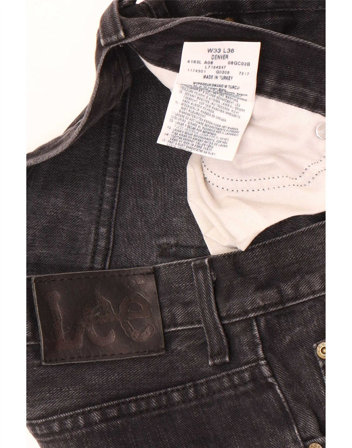 Lee Herre Denver Bootcut Jeans W33 L36 Sort bomuld