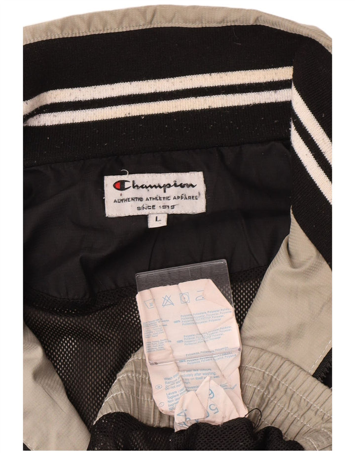 Champion Herre træningsdragt Topjakke Stor Beige Colourblock Polyester