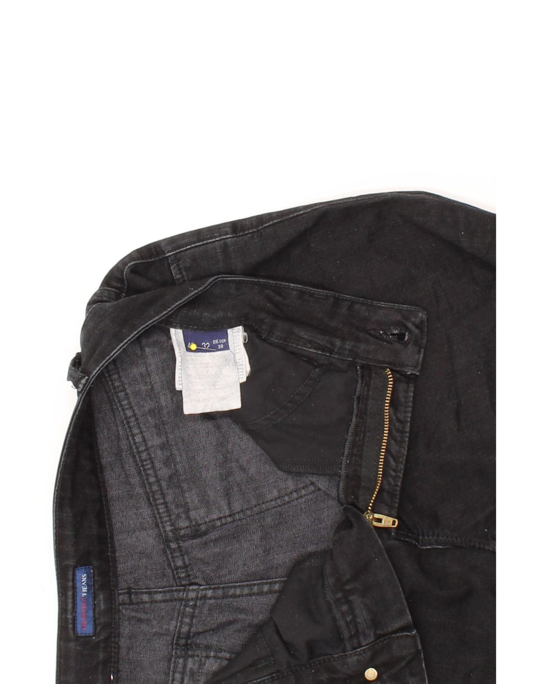 TRUSSARDI Womens Slim Jeans W30 L26 Black Vintage Trussardi and Second-Hand Trussardi from Messina Hembry 