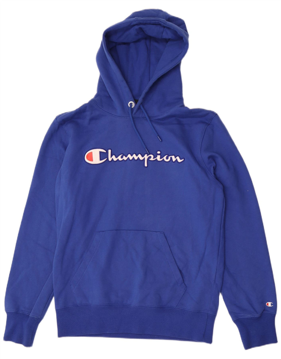 Champion Herre grafisk hættetrøje Jumper Medium Blue Bomuld