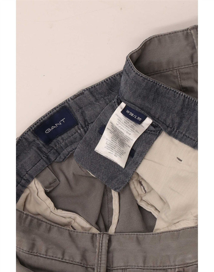 Gant herre cropped bukser W38 L25 grå bomuld