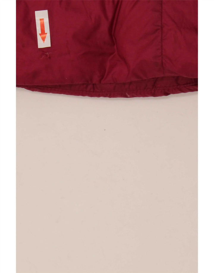 Massimo Dutti Dame Polstret Jakke UK 10 Lille Pink Nylon
