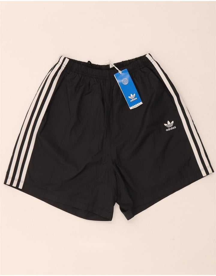 Adidas sportsshorts til kvinder UK 6 XS sort polyester