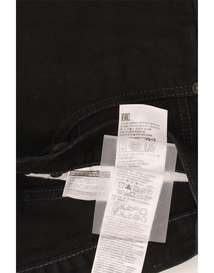 Levi's Bootcut jeans til mænd W34 L30 sort bomuld