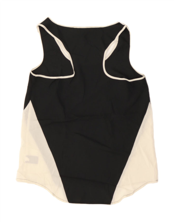 MOSSIMO Womens Vest Top UK 10 Small Black Colourblock Polyester Vintage Mossimo and Second-Hand Mossimo from Messina Hembry 