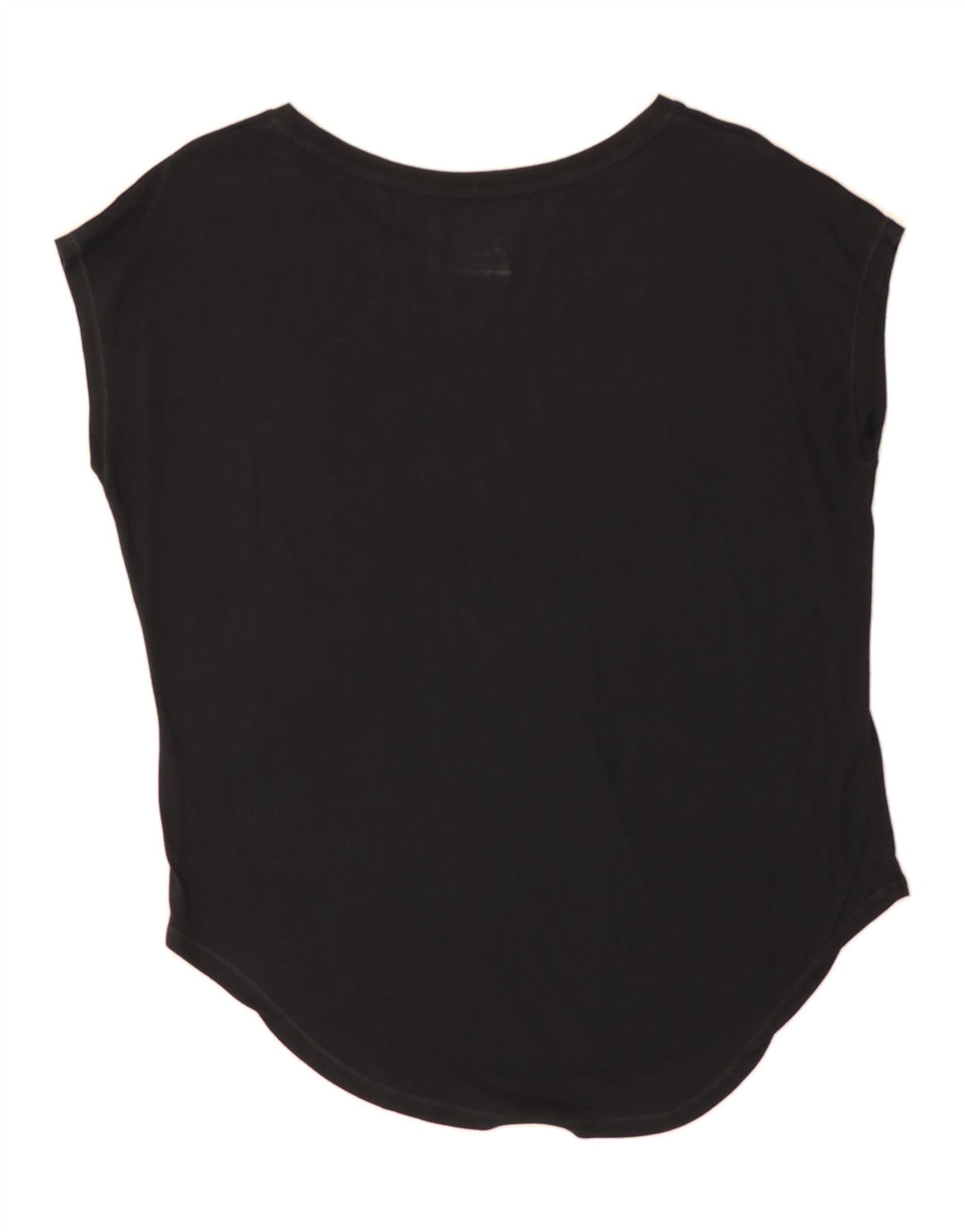 LOTTO Womens Oversized Graphic Blouse Top UK 10 Small Black Vintage Lotto and Second-Hand Lotto from Messina Hembry 