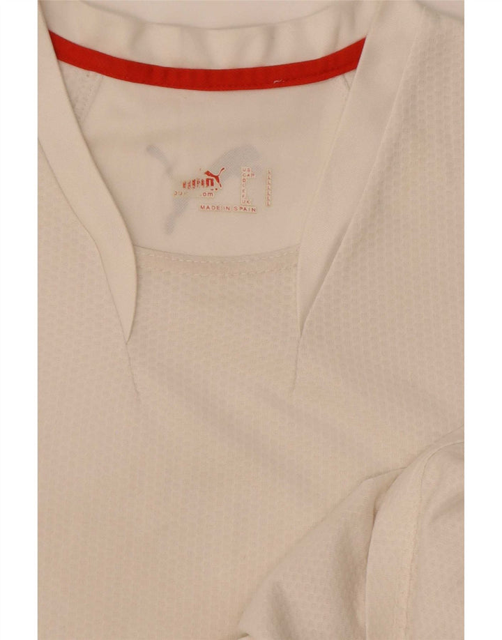 Puma Herre T-Shirt Top Stor Hvid