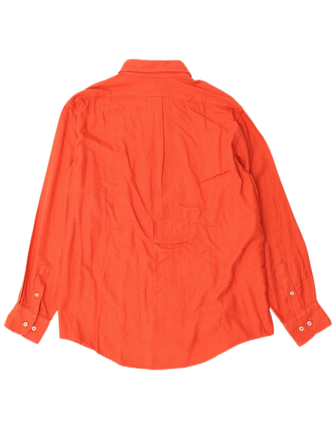 Sergio Tacchini herreskjorte str. 42 16 1/2 stor orange sildebensbomuld