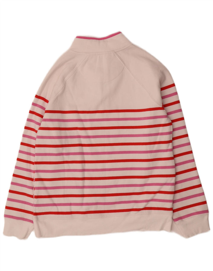 Besætningstøj Dame Sweatshirt Jumper UK 12 Medium Flerfarvet Stribet