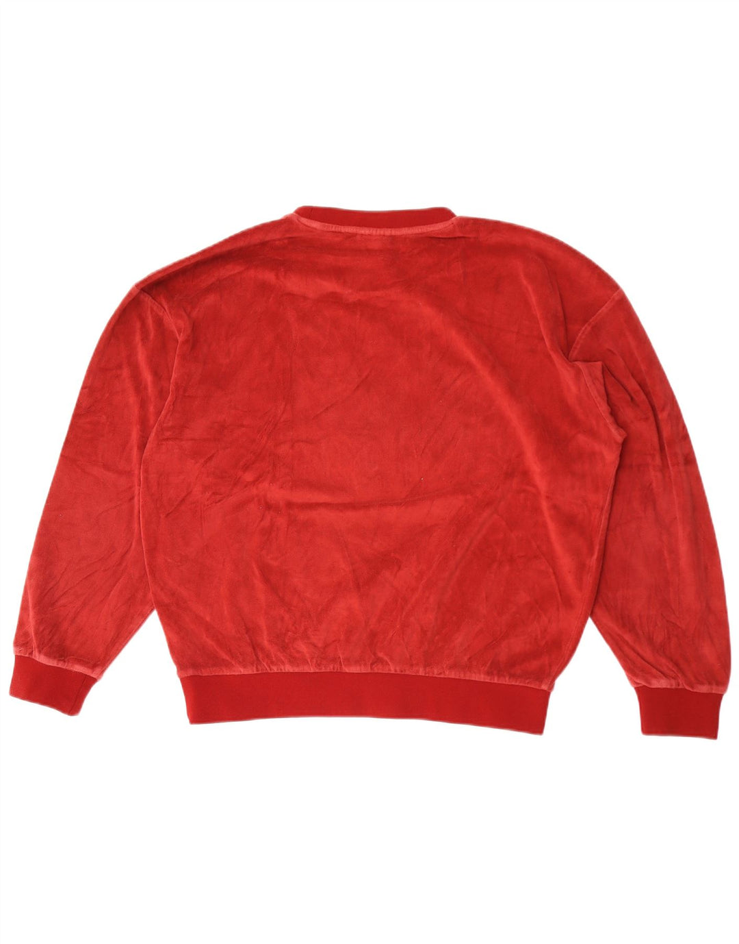 Kappa Dame Grafisk Oversized Sweatshirt Jumper UK 14 Medium Maroon