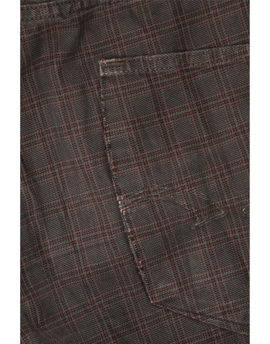 Trussardi Straight Casual Bukser til mænd W36 L32 Grå ternet