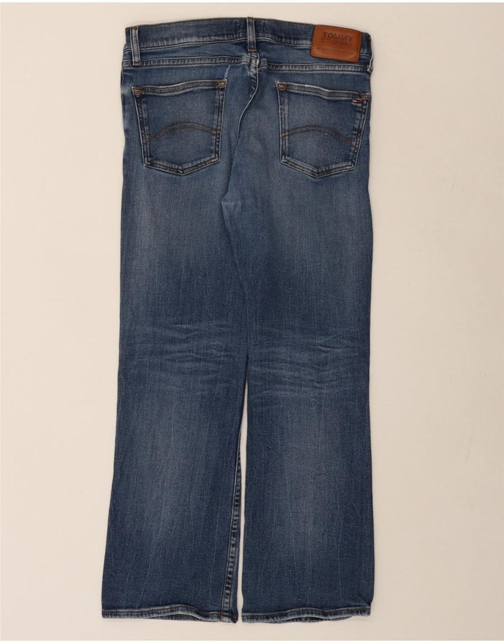 TOMMY HILFIGER Herre Bootcut Jeans W32 L30 Blå Bomuld
