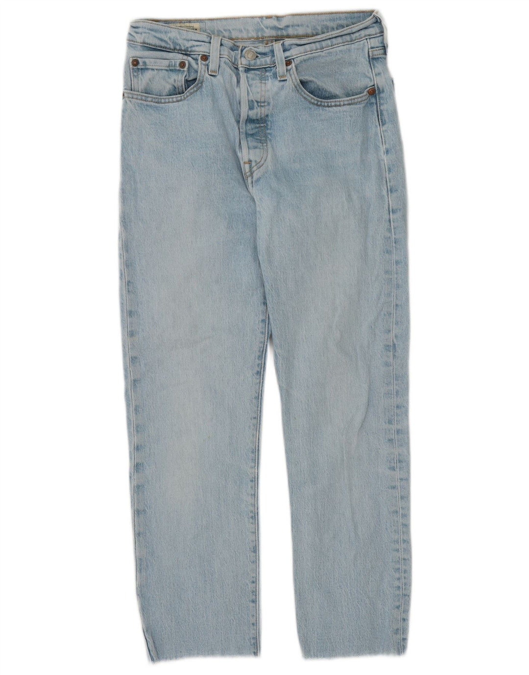 Levi's lige jeans til kvinder W27 L26 blå bomuld