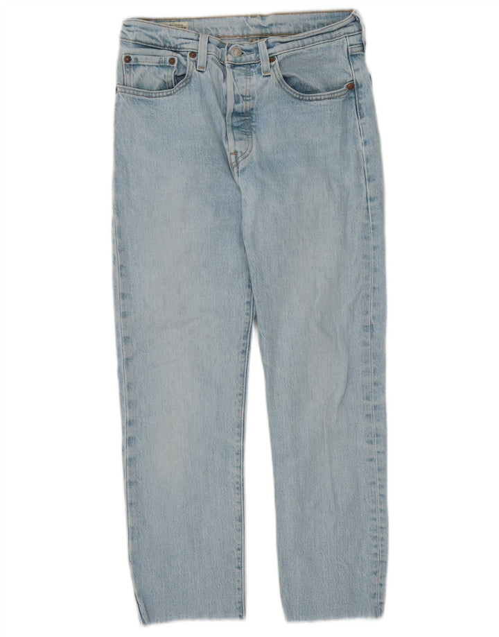 Levi's lige jeans til kvinder W27 L26 blå bomuld