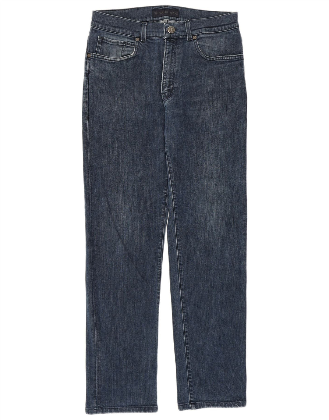 Trussardi Dame Slim Jeans W32 L30 Blå Bomuld