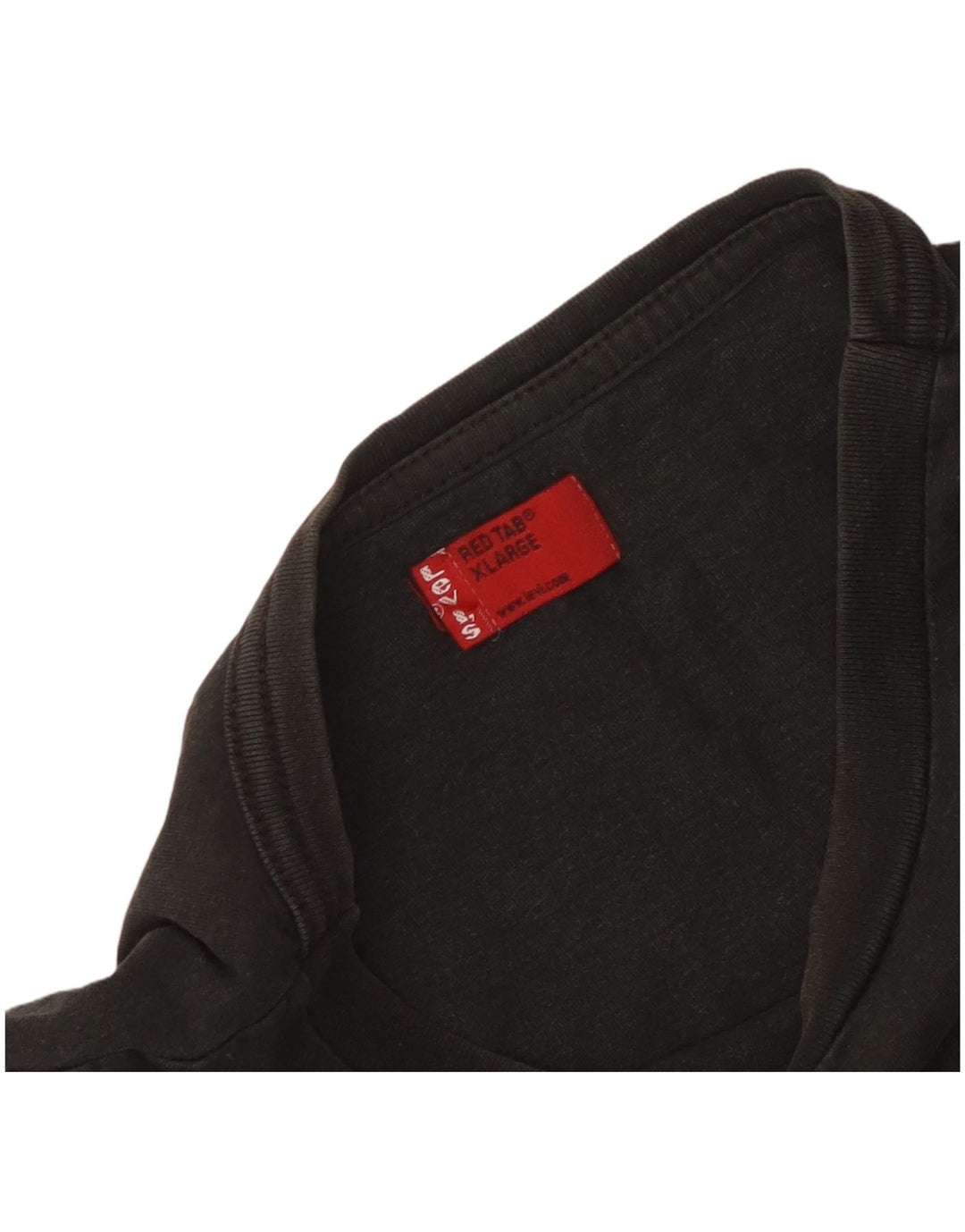 Levi's Dame T-Shirt Top UK 18 XL Sort