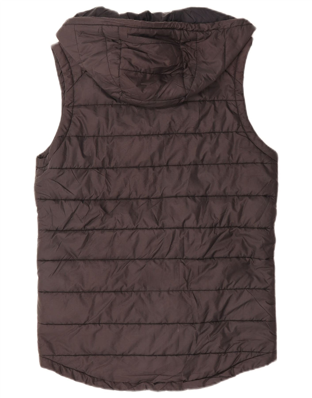 Nike Herre hætte polstret Gilet UK 36 Lille sort polyester