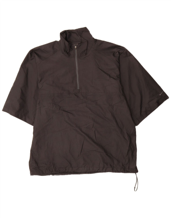 Nike Kortærmet Pullover til mænd, træningsdragt Topjakke UK 45/47 XL Sort