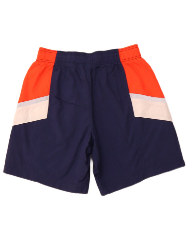 NIKE Sportshorts til mænd Medium Marineblå Colourblock Polyester
