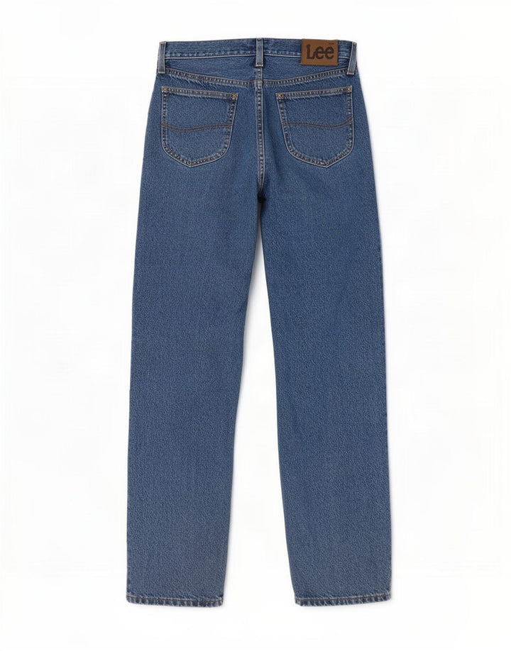 Lee Herre Kansas Straight Jeans W32 L32 Blå Bomuld