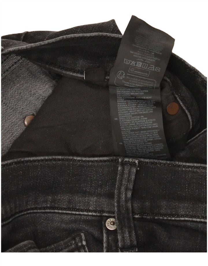 G-Star Slim Jeans til mænd W36 L30 Sort bomuld