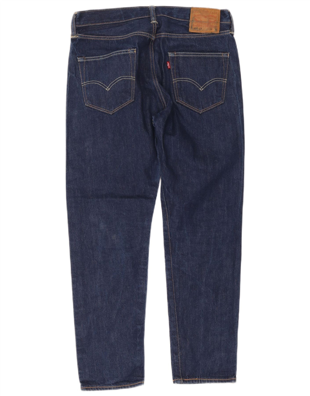 Levi's Herre 501 CT lige jeans W34 L32 blå bomuld