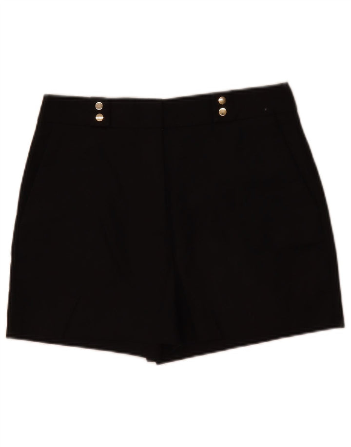 Zara Casual Shorts til kvinder Small W26 sort bomuld