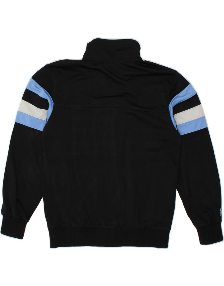 ASICS Boys Tracksuit Top Jacket 11-12 Years Navy Blue Colourblock Vintage Asics and Second-Hand Asics from Messina Hembry 