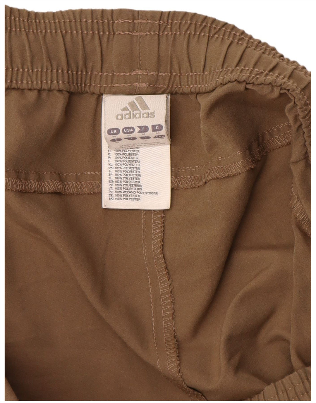 Adidas grafiske sportsshorts til mænd mellem brun polyester