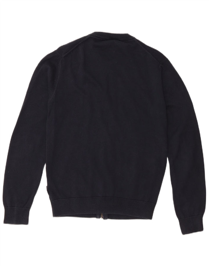 French Connection Herre cardigan sweater lille marineblå bomuld