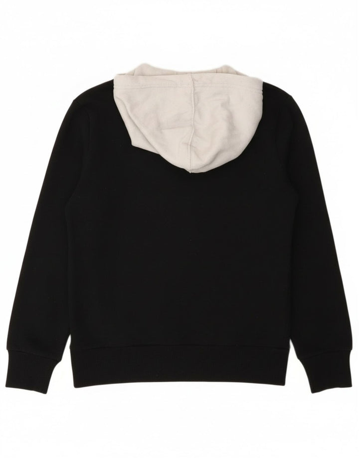 Converse Grafisk hættetrøje til drenge 10-11 år Medium Sort Colourblock