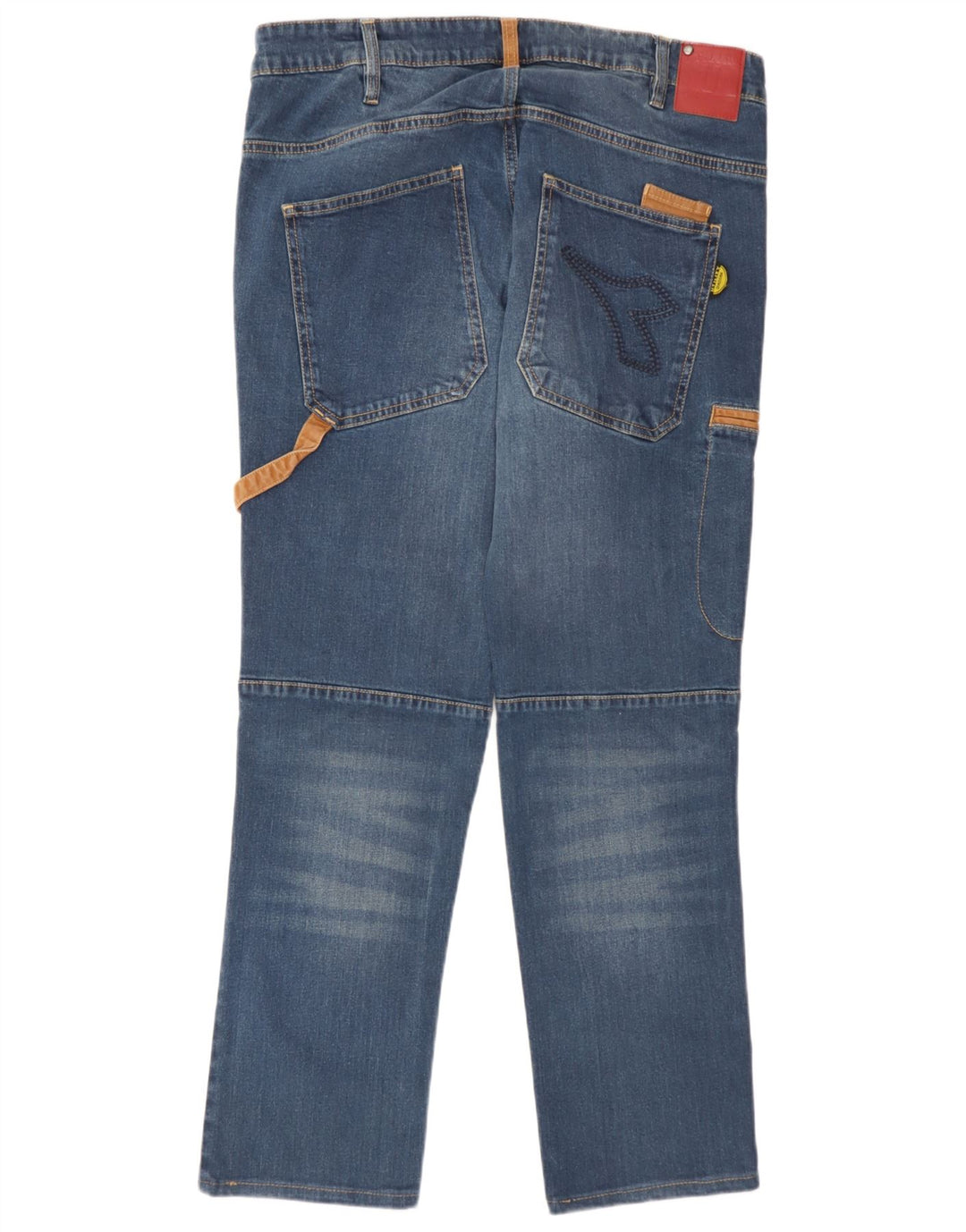 Diadora Herre Cargo Straight Jeans W34 L30 Blå