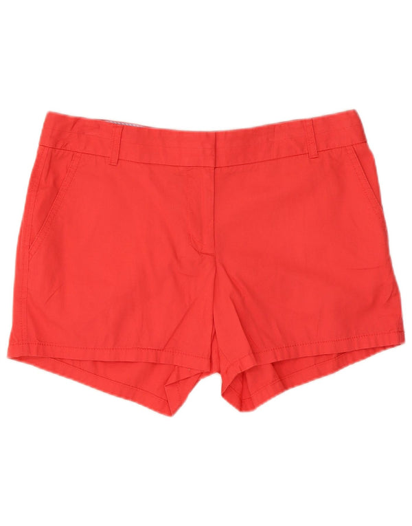 J. Crew Chino Shorts til kvinder US 8 Medium W34 Rød Bomuld
