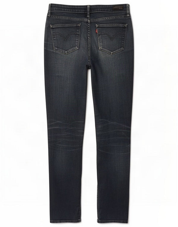 Levi's Womens Skinny Jeans W28 L32 Navy Blue Cotton